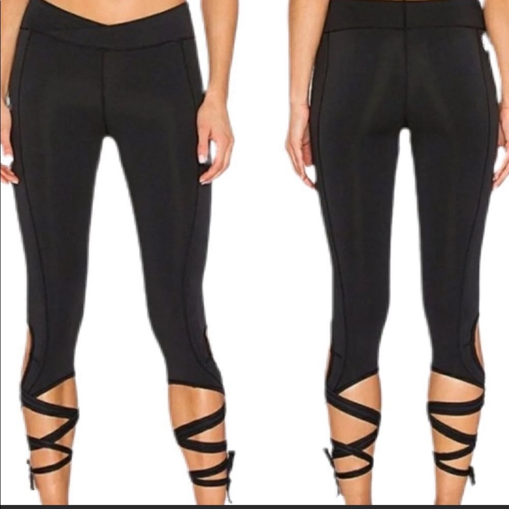 Free People Sage‎ Green Turnout Leggings S